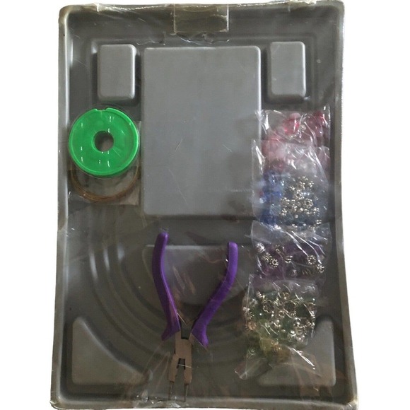 New Darice Jewelry Making Starter Kit Gold Design Board Sealed - Picture 2 of 6